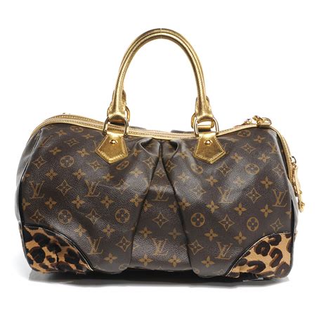 LOUIS VUITTON Monogram Leopard Stephen Bag